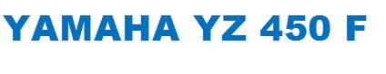 YAMAHA YZ 450 F